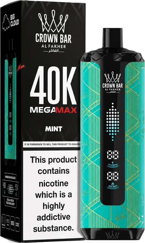 Al Fakher Crown Bar 40K Mega Max Mint Mint