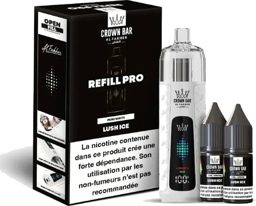 Al Fakher Crown Bar Refill Pro 30K Lush Ice Lush Ice