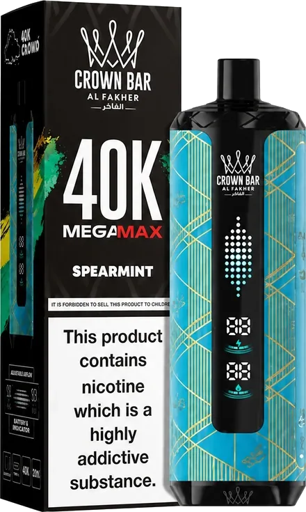 Al Fakher Crown Bar 40K Mega Max Spearmint Spearmint