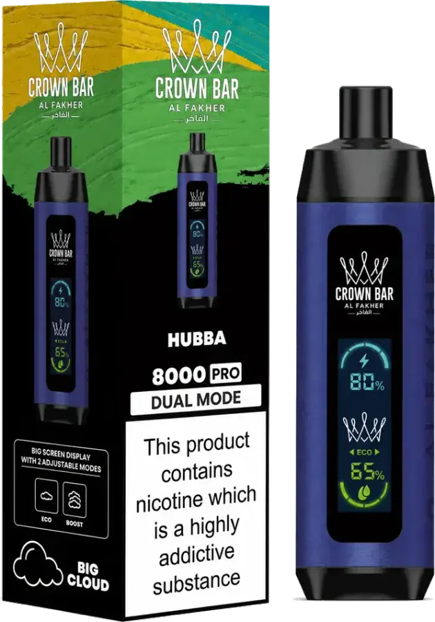 Al Fakher Crown Bar 8K Pro Hubba Hubba