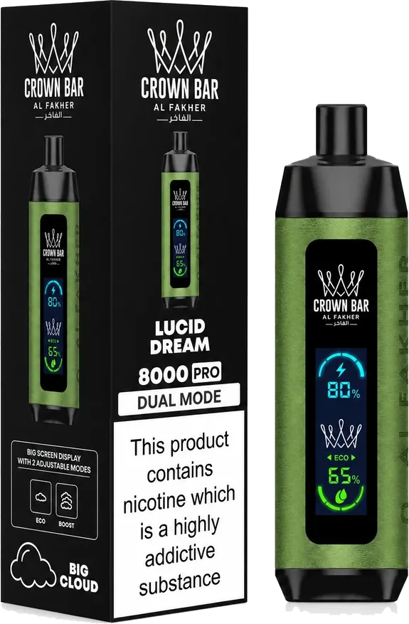 Al Fakher Crown Bar 8K Pro Lucid Dream Lucid Dream