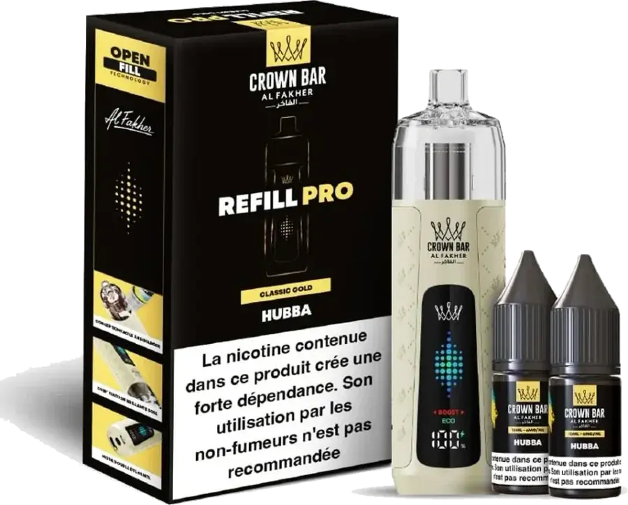 Al Fakher Crown Bar Refill Pro 30K Hubba Hubba