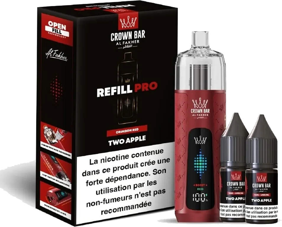 Al Fakher Crown Bar Refill Pro 30K Two Apple Two Apple