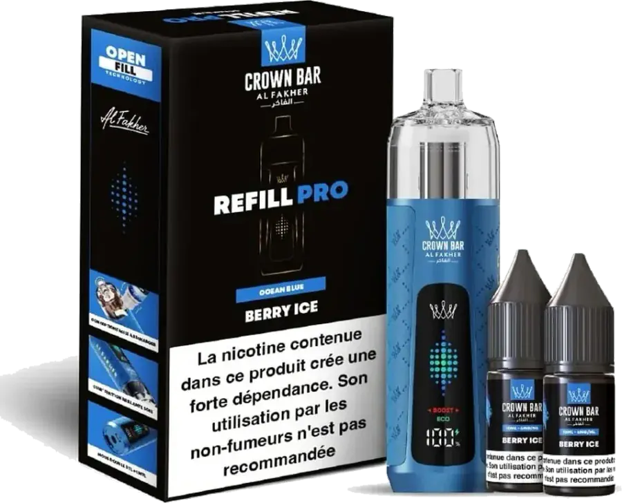 Al Fakher Crown Bar Refill Pro 30K Berry Ice Berry Ice