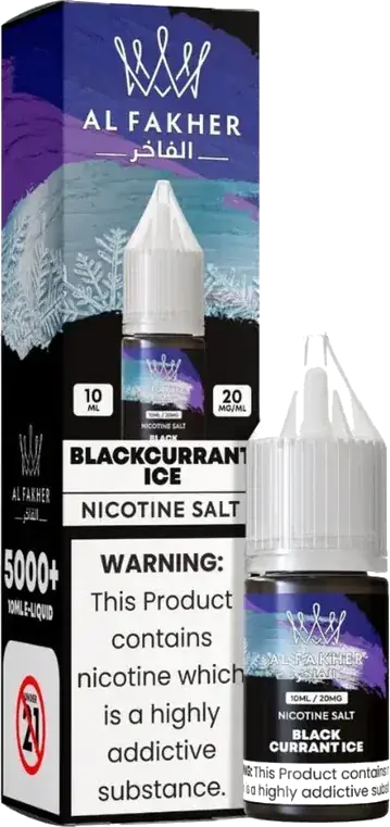 Al Fakher E-Liquide 10 ml, Blackcurrant Ice, vue principale